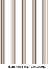Stripe seamless pattern with pink,gold and white colors vertical parallel stripes.vector background.