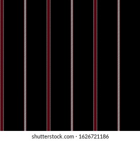Stripe seamless pattern with Red, Black and White colors vertical parallel stripes.Vector abstract background.