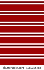 Stripe seamless pattern with Red,black and white colors horizontal parallel stripes.Vector background.