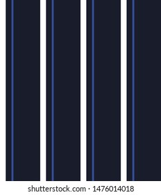 Stripe seamless pattern with Retro blue, Sky blue and white colors vertical parallel stripes.Vector abstract background.