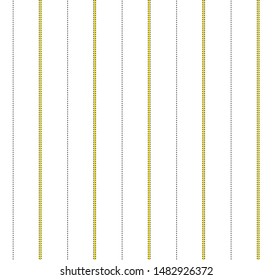 Stripe seamless pattern with Yellow, Black and white colors vertical parallel stripes.Vector abstract background.