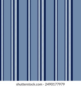 raya sin fisuras repiten patrón abstracto. 
 Esta es una Ilustración vectorial de rayas sin costuras azul marino azul marino blanco.  Diseño decorativo, Fondo de pantalla, camisas, ropa, manteles, envoltura, textil, textura