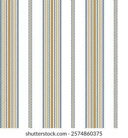 stripe seamless repeat abstract pattern. This is a blue gold white seamless stripe  vector illustration.  Design for decorative,wallpaper,shirts,clothing,tablecloths,wrapping,textile,fabric,texture