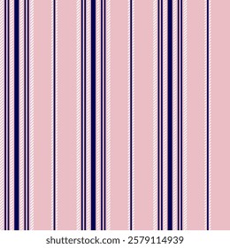 stripe seamless repeat abstract pattern. This is a pink navy blue white seamless stripe  vector illustration.  Design for decorative, wallpaper, shirts, clothing, wrapping, textile, fabric, texture