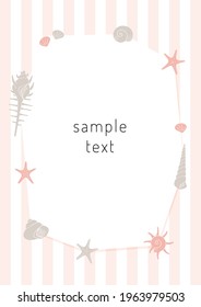 stripe and shell frame material