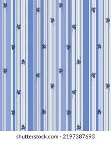 STRIPE-STENCIL-FLORALL MIT POLKA-DOPPELN WIEDERHOLT SEAMLESS-PATTERN-VEKTOR 