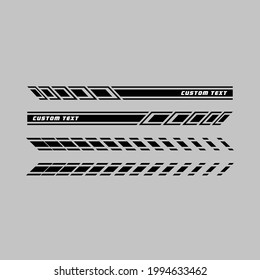 stripe symbol car racing decal sticker