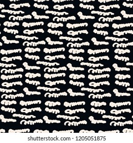 Stripe texture pattern. Black white japanese watercolor seamless print. Organic shibori vector tie dye background. Japan rustic batik fabric. Traditional modern abstract tile. Psychedelic folk design.