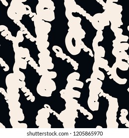 Stripe texture pattern. Black white japanese watercolor seamless print. Organic shibori vector tie dye background. Japan rustic batik fabric. Traditional modern abstract tile. Psychedelic folk design.