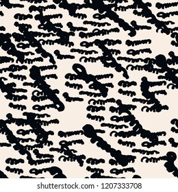 Stripe texture pattern. Black white japanese watercolor seamless print. Organic shibori vector tie dye background. Japan rustic batik fabric. Traditional modern abstract tile. Psychedelic folk design.
