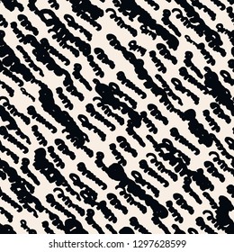 Stripe texture pattern. Black white japanese watercolor seamless print. Organic shibori vector tie dye background. Japan rustic batik fabric. Traditional modern abstract tile. Psychedelic folk design.