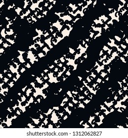 Stripe texture pattern. Black white japanese watercolor seamless print. Organic shibori vector tie dye background. Japan rustic batik fabric. Traditional modern abstract tile. Psychedelic folk design.