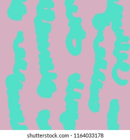 Stripe texture pattern. Green pink japanese watercolor seamless print. Organic shibori vector tie dye background. Japan rustic batik fabric. Traditional modern abstract tile. Psychedelic folk design.