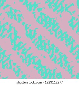 Stripe texture pattern. Green pink japanese watercolor seamless print. Organic shibori vector tie dye background. Japan rustic batik fabric. Traditional modern abstract tile. Psychedelic folk design.