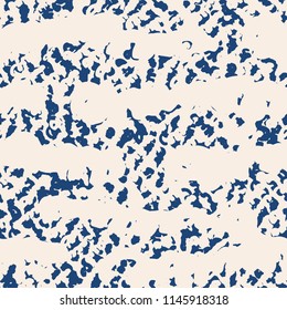 Stripe texture pattern. Indigo japanese watercolor seamless print. Organic shibori vector tie dye background. Japan rustic batik fabric. Traditional modern abstract tile. Psychedelic folk design.