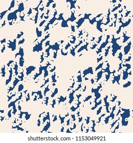 Stripe texture pattern. Indigo japanese watercolor seamless print. Organic shibori vector tie dye background. Japan rustic batik fabric. Traditional modern abstract tile. Psychedelic folk design.