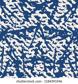 Stripe texture pattern. Indigo japanese watercolor seamless print. Organic shibori vector tie dye background. Japan rustic batik fabric. Traditional modern abstract tile. Psychedelic folk design.