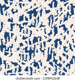 Stripe texture pattern. Indigo japanese watercolor seamless print. Organic shibori vector tie dye background. Japan rustic batik fabric. Traditional modern abstract tile. Psychedelic folk design.
