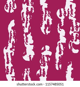 Stripe texture pattern. Red white japanese watercolor seamless print. Organic shibori vector tie dye background. Japan rustic batik fabric. Traditional modern abstract tile. Psychedelic folk design.