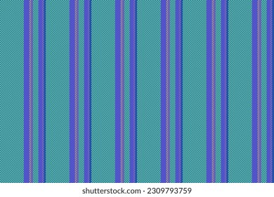 Stripe Textur nahtlos von vertikalen Hintergrundmustern mit einer Stofflinie Textil Vektor in Blau-und Türkis-Farben.