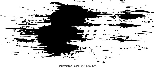 Stripe Vector Abstract Grunge Stroke Brush Hand Drawn Texture in Black Color Sketch Simple Pattern isolated on White Background Grange Doodle Shape