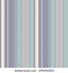 Stripe vector pattern in blue, green, beige. Herringbone textured seamless spring summer bayadere lines for dress, shirt, skirt, blanket, trousers, pyjamas, other modern fashion textile print.