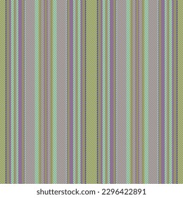Stripe vertical fabric. Background textile vector. Lines texture pattern seamless in yellow and blue colors.