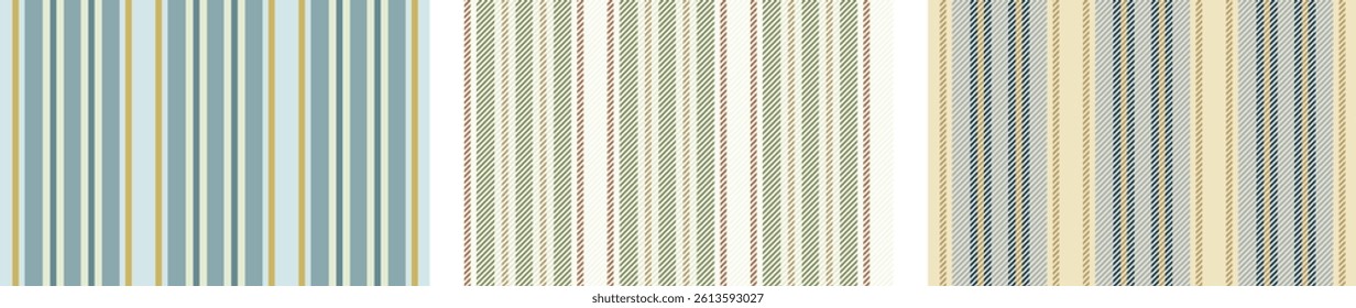 Stripe vertical pattern set. Vertical and horizontal herringbone striped line seamless abstract design for textile print, wrapping paper, gift card, wallpaper.modern fashion textile print. Textured de