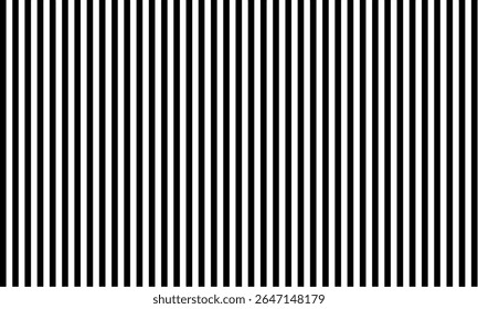 Stripe vertical seamless pattern with black and white color. A bold and clean geometric background ideal for textiles, packaging, digital wallpapers, and holiday themes
