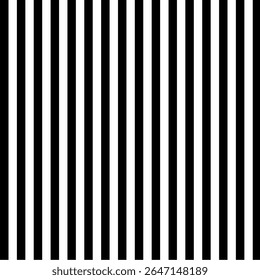 Stripe vertical seamless pattern with black and white color. A bold and clean geometric background ideal for textiles, packaging, digital wallpapers, and holiday themes
