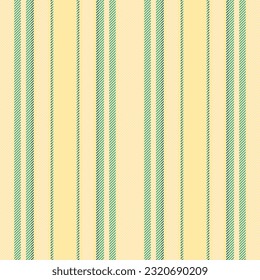 Stripe vertical vector of seamless fabric pattern with a textile texture lines background in yellow and papaya whip colors.
