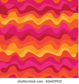 Stripe waves pattern