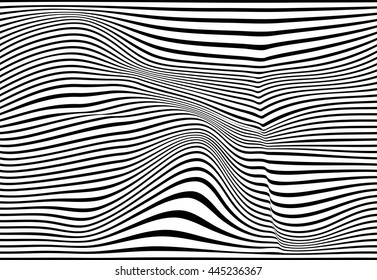 Striped abstract background. black and white zebra print. Vector illustration. eps10.