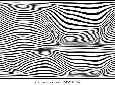 Striped abstract background. black and white zebra print. Vector illustration. eps10.