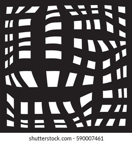 Striped abstract background. black and white zebra print. Vector illustration. eps10