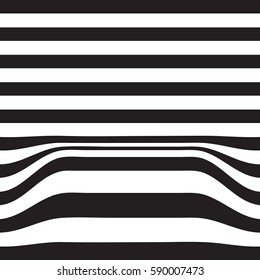 Striped abstract background. black and white zebra print. Vector illustration. eps10