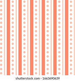 Striped abstract background with circle. Vector illustration.