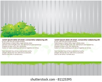 Striped abstract background with it located on bush vegetation