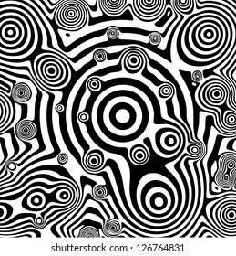 Striped abstract background. Varicolored zebra print. Vector illustration.