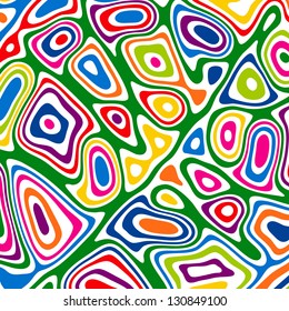 Striped abstract background.  Varicolored zebra print. Vector illustration.