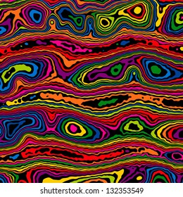 Striped abstract background.  Varicolored zebra print. Vector illustration.