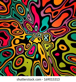 Striped abstract background.  Zebra print. Vector illustration.