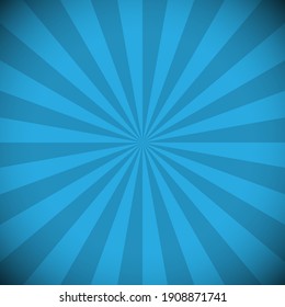 Striped abstract blue background. Vector illustration