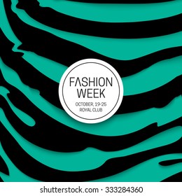 Striped abstract fashion background