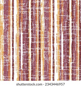 Fondo de textura irregular abstracto a rayas. Patrón de acción de gracias sin soldadura Abstreact vertical sobre el efecto de texturas delgadas, audaces rayas azules, blancas, rojas y de lino 