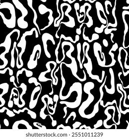 Striped abstract with rustic pattern black white