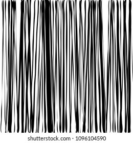 Streifen Abstrakte Textur einer Bambuswand mit vertikaler Linie, Schwarz-Weiß-Modegrafik-Design, strikter grafischer Hintergrund, Retrostil, abstrakter Hintergrund mit Pinselstrichen