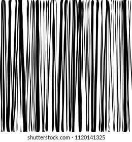 Striped Abstract Texture of a Bamboo Wall Background with Vertical Line, Black and White Fashion Graphics Design, Strict Graphic Background, Retro Style, Abstract Background Using Brush Strokes