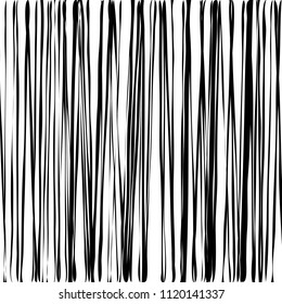 Striped Abstract Texture of a Bamboo Wall Background with Vertical Line, Black and White Fashion Graphics Design, Strict Graphic Background, Retro Style, Abstract Background Using Brush Strokes