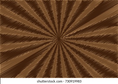 Striped abstract vector background - brown, Scratches - abstract vector background, Abstract scribble background